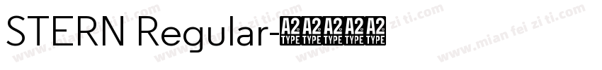 STERN Regular字体转换